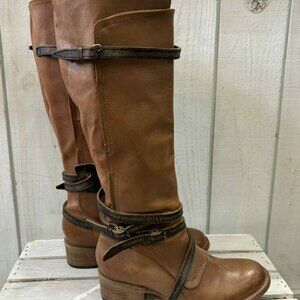 Free Bird Gia Leather Boots - Size 8